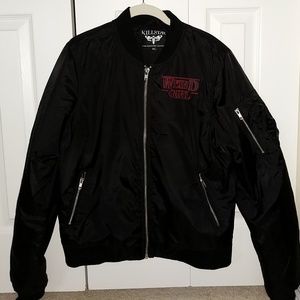 Killstar Weird Girl black bomber jacket